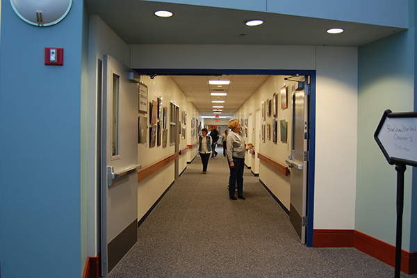 Amherst Senior center doorway